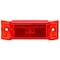 Truck-Lite 21 Series, Led, Red Rectangular, 1 Diode, Marker Clearance Light, Pc, 2 Screw, Reflectorized 21880R - alternate 1